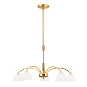 Candelabru 5 brate elegant design modern OPALDESIGN, auriu mat - Img 5