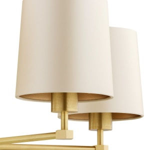 Candelabru 5 brate modern PRINCETON bej 226503 universul-luminii.ro