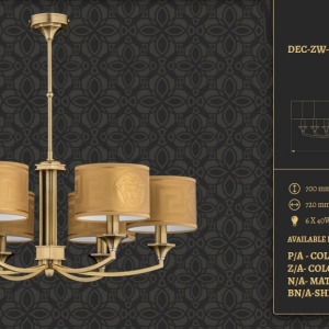 Candelabru 6 brate design clasic realizat manual Decor - Img 4