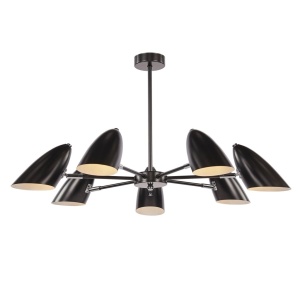 Candelabru 7 brate negru Aida