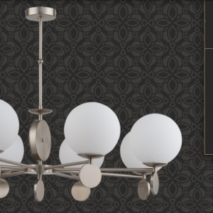 Candelabru 8 brate design clasic din alama DIMARO 85653 universul-luminii.ro