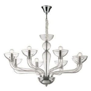 Candelabru 8 brate LUX diam. 92cm CASANOVA SP8 044255 transparent IDL