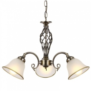 Candelabru clasic cu 3 brate, finisaj brass antique, Odin 60208-3 GL