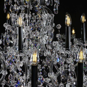 Candelabru Cristal Bohemia Exclusive 24 brate MARIA TEREZIA 75 - Img 6