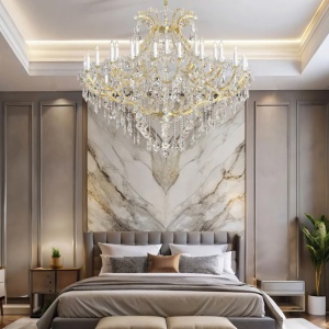 Candelabru Cristal Bohemia Exclusive 36 brate MARIA TEREZIA 76 - Img 3