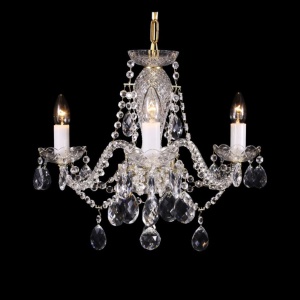 Candelabru cu 3 brate Cristal Bohemia L11 010/03/1 - Img 1