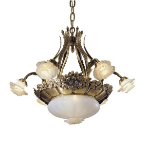 Candelabru design floral LUX realizat manual Rose
