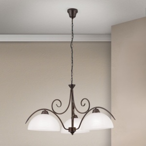 Candelabru design rustic cu 3 brate Marco LU 1668/3 Antik OR