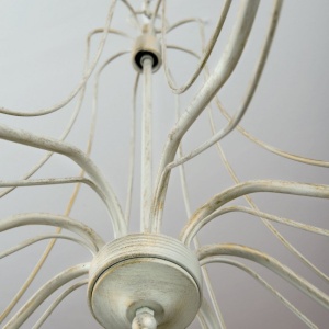 Candelabru design rustic cu 8 brate Vela, ivory 181303 universul-luminii.ro