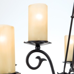 Candelabru design rustic cu 9 brate Rusticka LU 1K/3615/6+3 Antik OR - Img 8