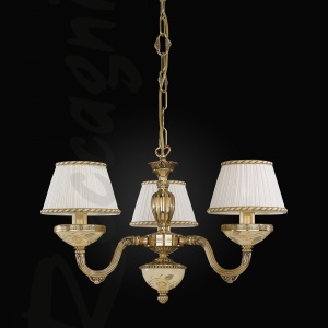 Candelabru din alama 3 brate design italian 6522 107263 universul-luminii.ro