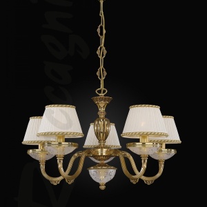 Candelabru din alama 5 brate design italian 6502 107233 universul-luminii.ro