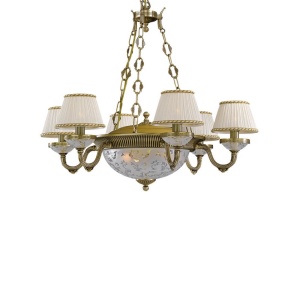 Candelabru din alama 6 brate design italian 6402 102113 universul-luminii.ro