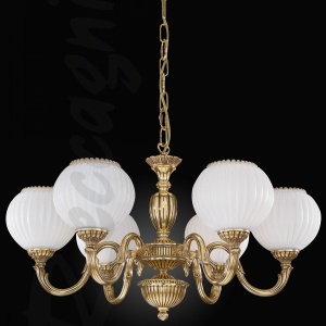 Candelabru din alama cu 6 brate design italian 9350 107873 universul-luminii.ro