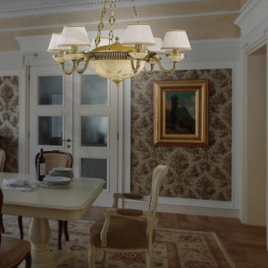 Candelabru din alama design italian 6422 204453 universul-luminii.ro
