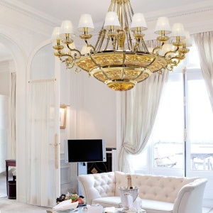 Candelabru elegant LUX realizat manual Michelangelo 240113 universul-luminii.ro