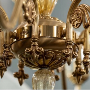 Candelabru LUX design clasic realizat manual Amanda 12L 225293 universul-luminii.ro
