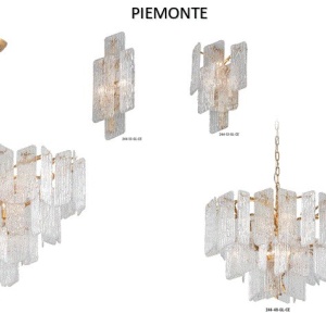 Candelabru LUX design deosebit PIEMONTE lucrat manual, cu 12 surse de lumina - Img 2