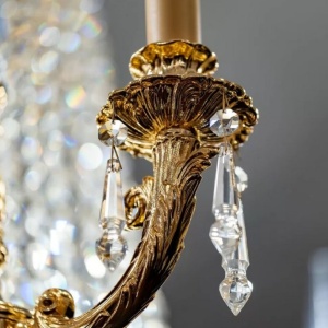 Candelabru LUX realizat manual cu cristale Scholer Empire 241093 universul-luminii.ro