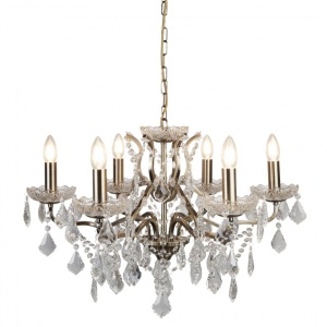 Candelabru stil clasic cu 6 brate Paris alama antic 8736-6AB SRT