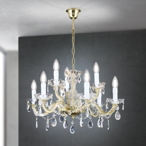 Candelabru stil clasic cu 9 brate Marie Claire auriu LU 2243/6+3 gold OR