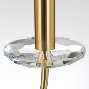 Candelabru stil clasic cu cristal K9 ARIANE 3L auriu 234913 universul-luminii.ro