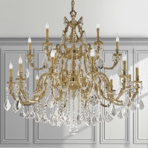 Candelabru XXL 18 brate LUX cu cristale Scholer, Ashford 144403 universul-luminii.ro
