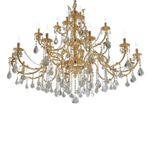 Candelabru XXL 21 brate LUX cu cristale Scholer, Ermes