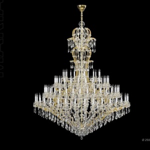 Candelabru XXL Cristal Bohemia Exclusive 120 brate EMPRESS MARIA - Img 2