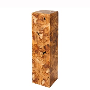 Coloana decorativa din lemn de tec TRIBAL 110cm
