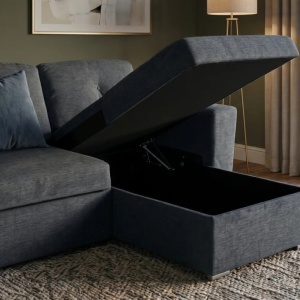 Coltar extensibil, material texturat gri, APARTMENT 245cm - Img 6