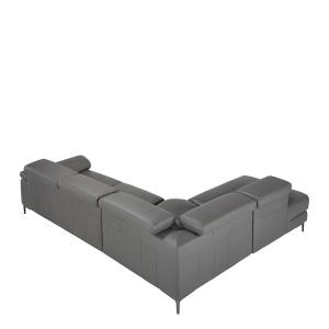 Coltar stanga design italian LUX tapitat cu piele naturala Alfredo - Img 7