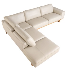 Coltar stanga LUX design italian Cowhide sand - Img 5