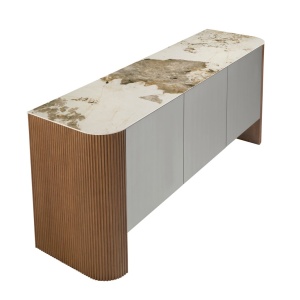Comoda deosebita design LUX Walnut-Marble - Img 5