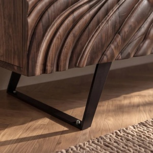 Comoda din lemn cu model 3D ZEN FLUID 175cm - Img 6