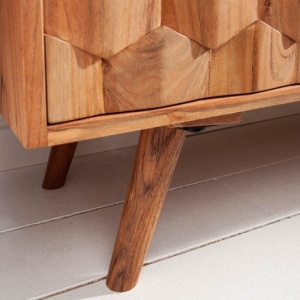 Comoda din lemn de salcam Mystic 145cm - Img 6