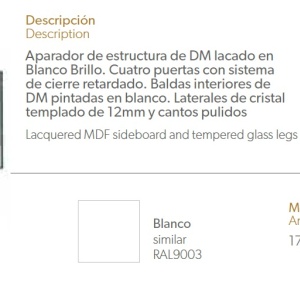 Comoda eleganta design deosebit Aurore AC-MI1319A - Img 2
