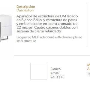Comoda eleganta design LUX Parma AC-CP1302-C - Img 4