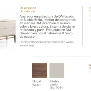 Comoda eleganta design modern Platin AC-CP1709-C - Img 3