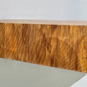 Comoda suspendata din lemn de mango Scorpion 180cm, maro A-46647 VC - Img 4