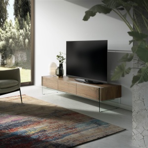 Comoda TV eleganta design deosebit Aurore AC-CP1803-TV-NOGAL - Img 5