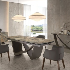 Consola deosebita design LUX Marble 150x50cm - Img 3