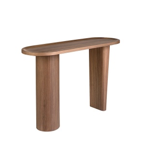 Consola design LUX Oval Walnut