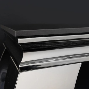 Consola MODERN BAROCK 140cm crom/ negru A-44367 VC - Img 3