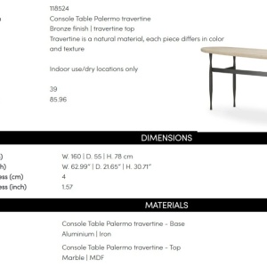 Consola moderna design LUX Palermo - Img 2