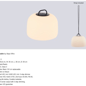 Corp de iluminat decorativ pentru exterior Kettle 22 2018003003 NL 83953 universul-luminii.ro