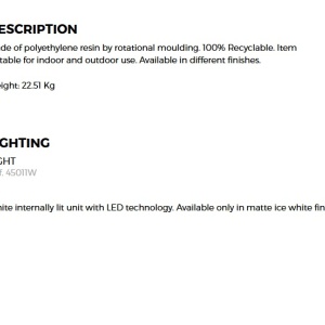CORP DE ILUMINAT LED DECORATIV SABINAS LAMP LOW 196263 universul-luminii.ro