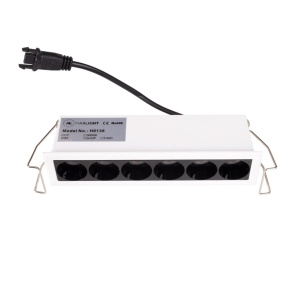 Corp incastrabil tavan fals cu 6 spoturi LED X-line