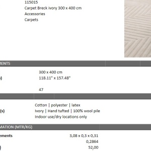 Covor design LUX Breck 300x400cm 115015 HZ - Img 4