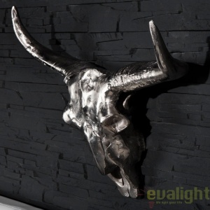 Decoratiune perete Matador Longhorn argintie A-19009 VC - Img 2